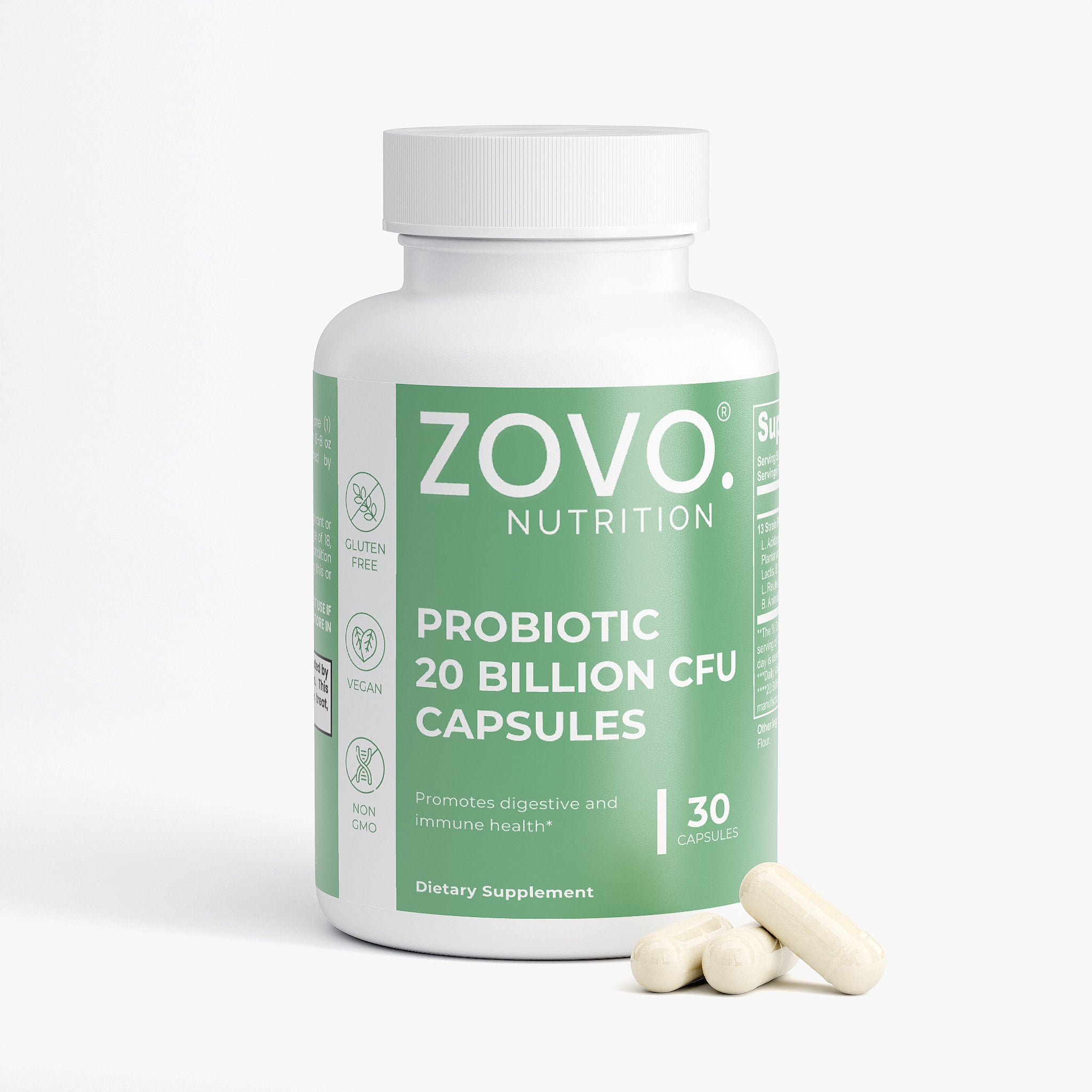 Probiotic Capsules – 20 Billion CFU per Serving