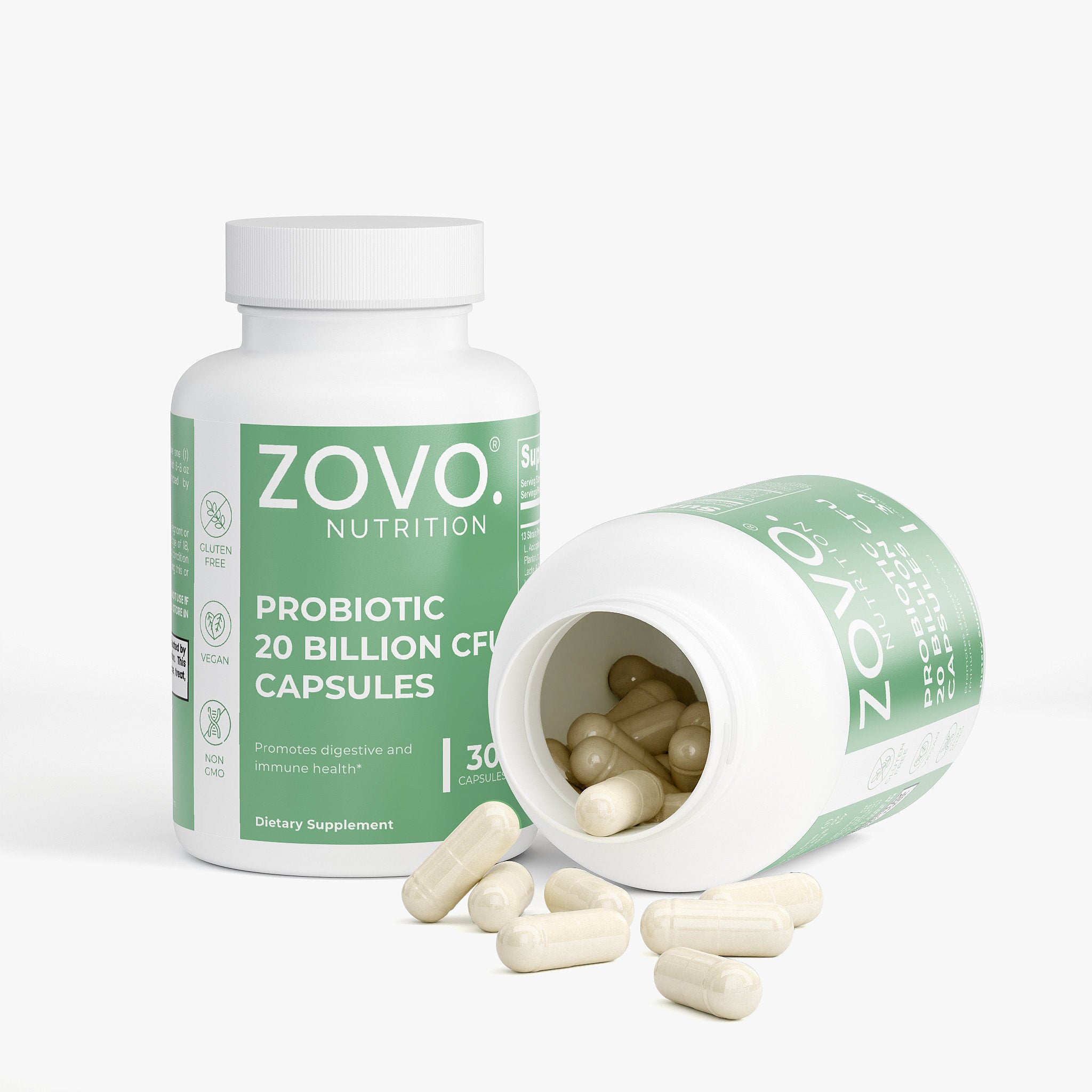 Probiotic Capsules – 20 Billion CFU per Serving