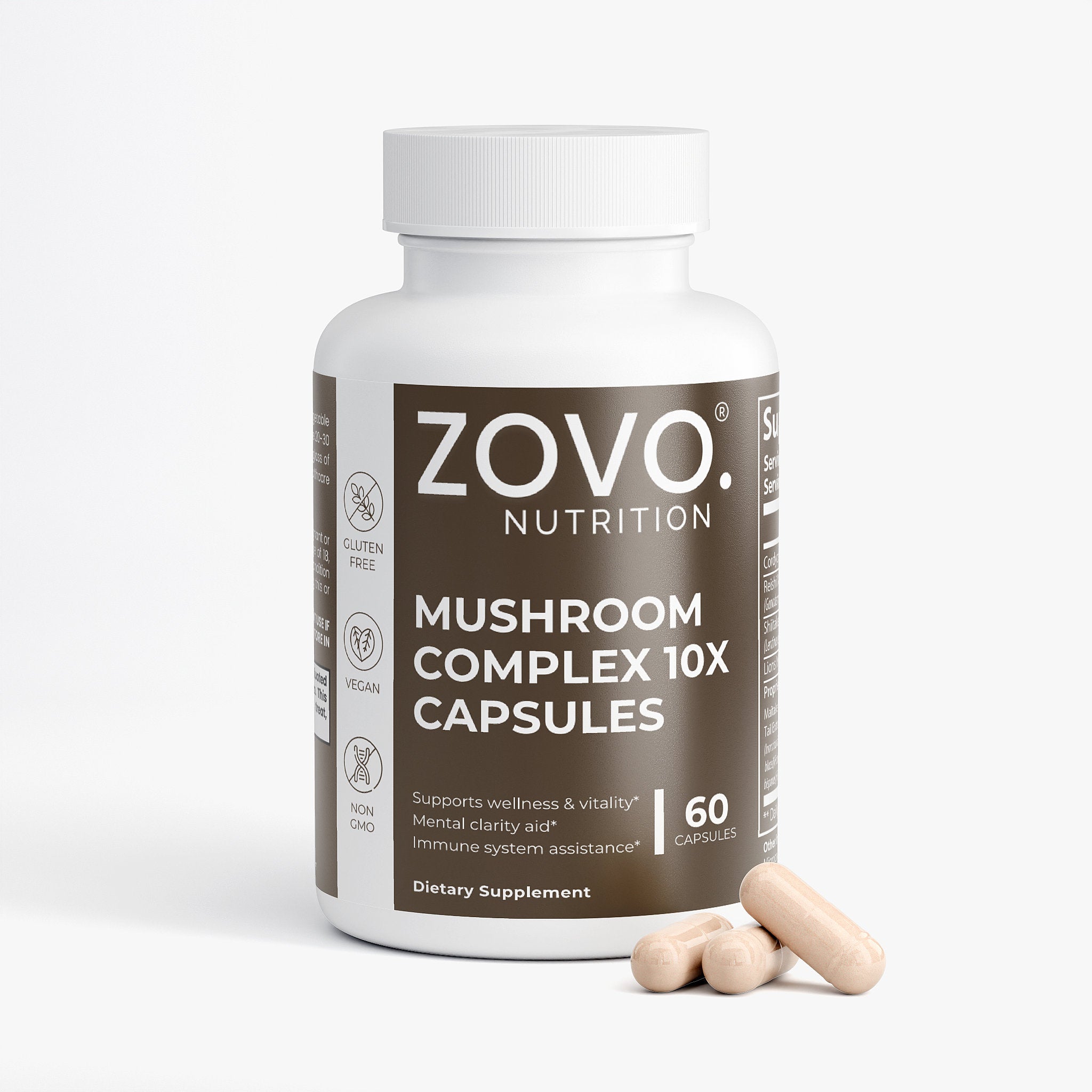 Mushroom Complex Capsules – 10X Strength Formula