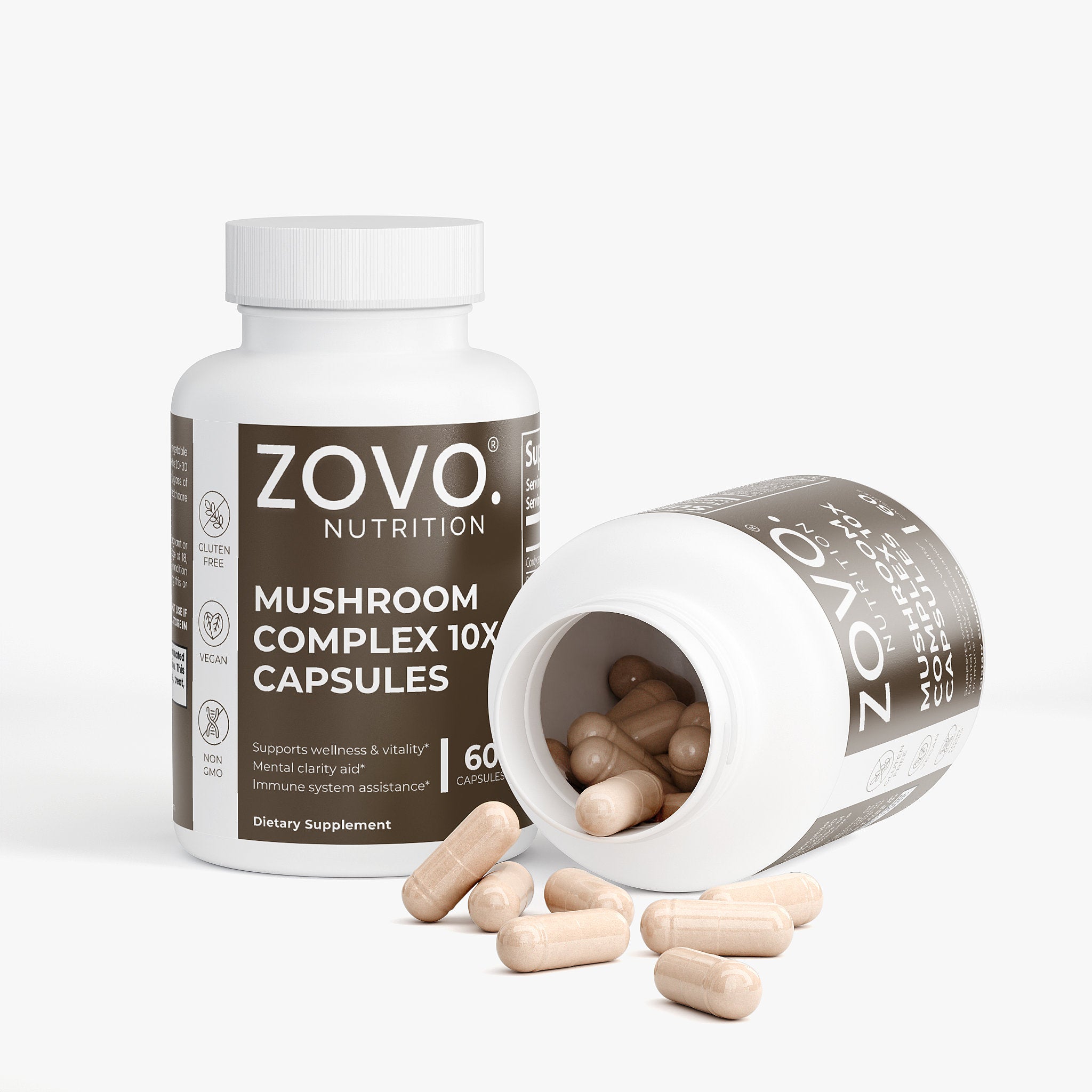 Mushroom Complex Capsules – 10X Strength Formula