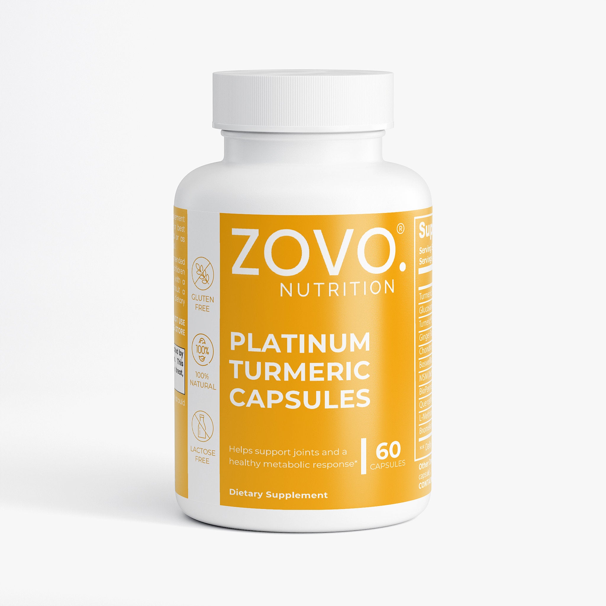 Turmeric Curcumin Capsules – High Strength 1950mg